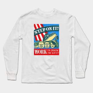 WWII Crush the Axis Long Sleeve T-Shirt